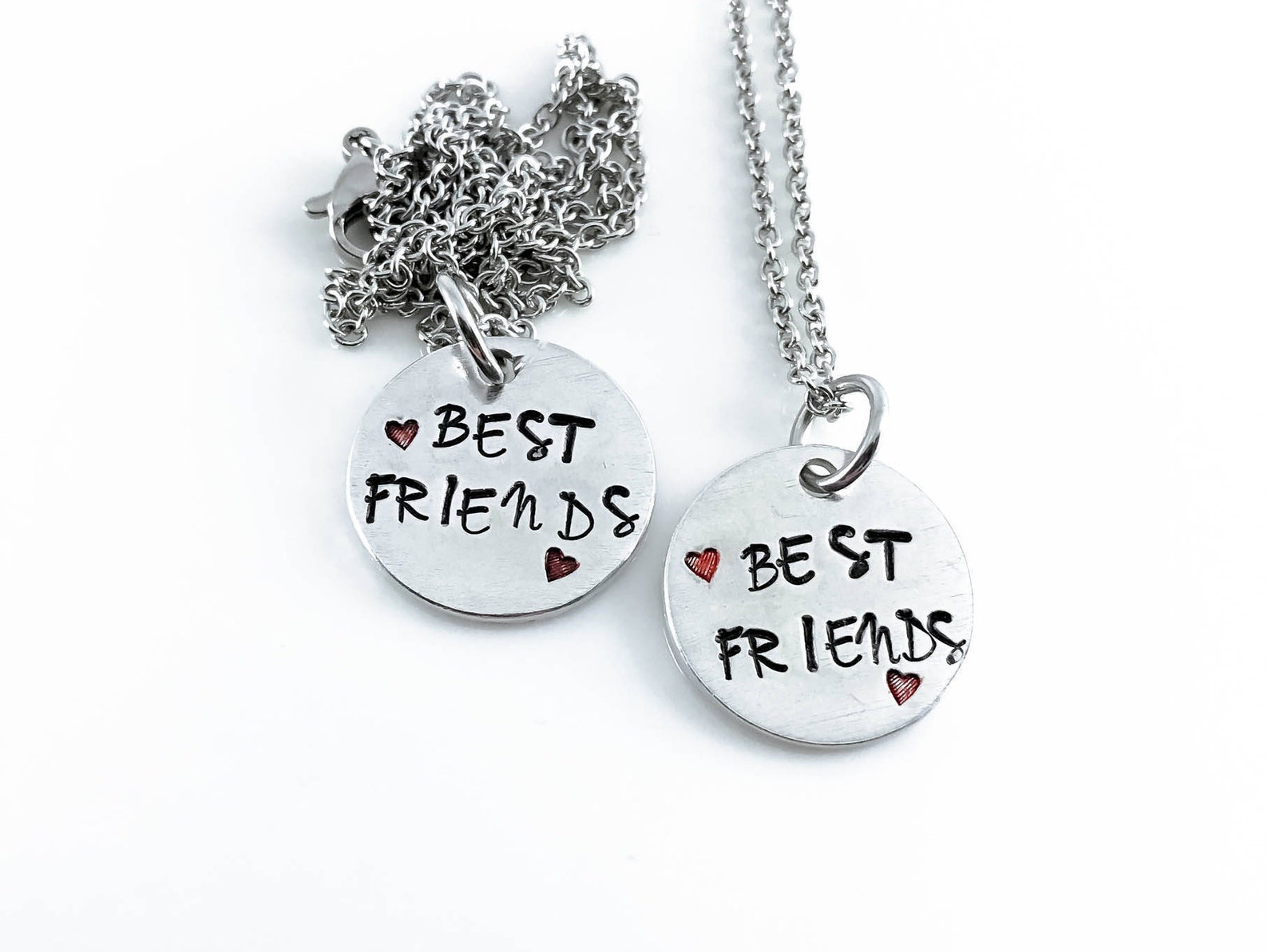 Best Friends Necklace Set - Matching Necklace for Twin Sister ...