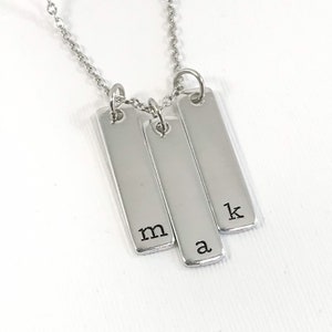 Mothers Necklace With Kids Initials - Family Initial Necklace For Mom Grandmother - Personalized Custom Gift For Mom