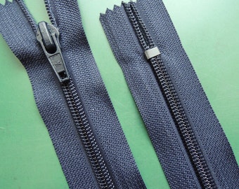 2 Reisverschlüsse für Kissen Kleider 60cm Nichtteilbar Bordeaux Perlon 3mm