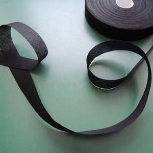 Bias tape | Cotton | unfolded | 29 mm | 1 3/16&#39;&#39; | red | black | offwhite