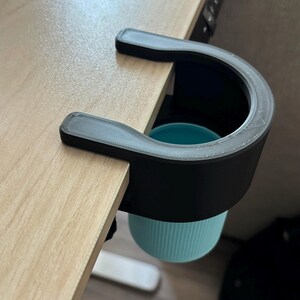 Desk Top Trash Can - Clamp-On Desk Trash Can – Custom Gamer Gag Gift – Personalized Mini Garbage Bin for Desks image 2
