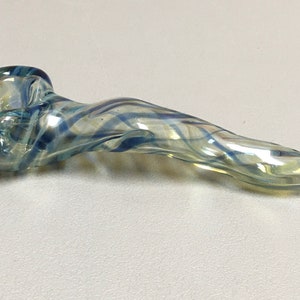 Squiggles the Almost-a-Sherlock Pipe - Glass Tobacco Pipe