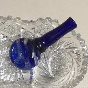 Blue Sandbar Spoon Pipe - Glass Tobacco Pipe
