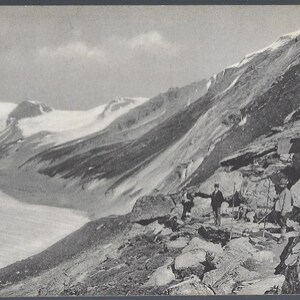 RPPC Austria GrossGlockner Franz Josefs-Hohe Real Photo  Men On Mountain