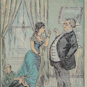 Victorian Advertising Trade Card Circa 1880s Tenexine Egyptian Glue & Cement Stamped Jordan Brockton Mass