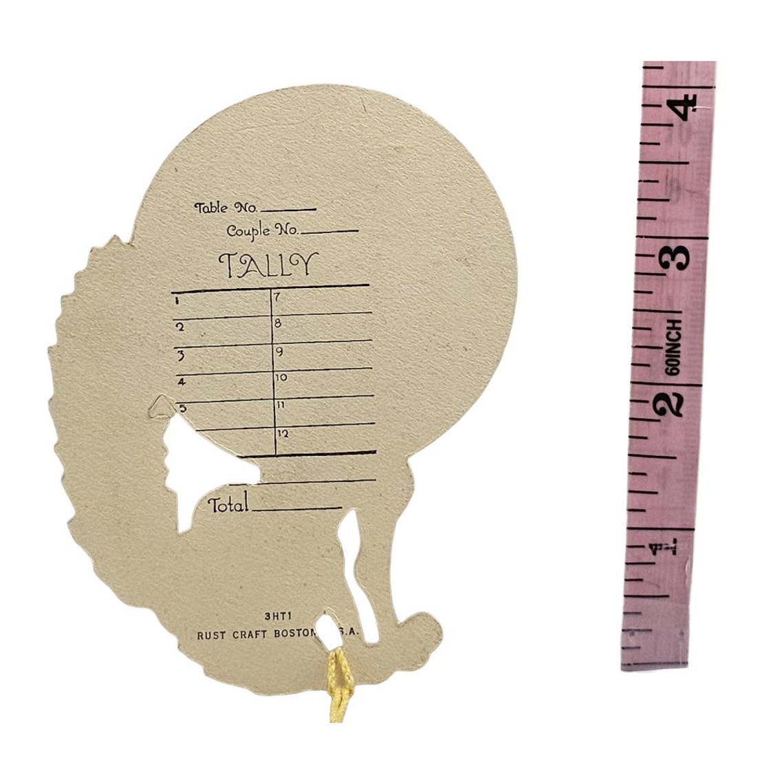 Vintage Halloween Decoration: 1920s Die Cut Black Cat Tally Card - Etsy