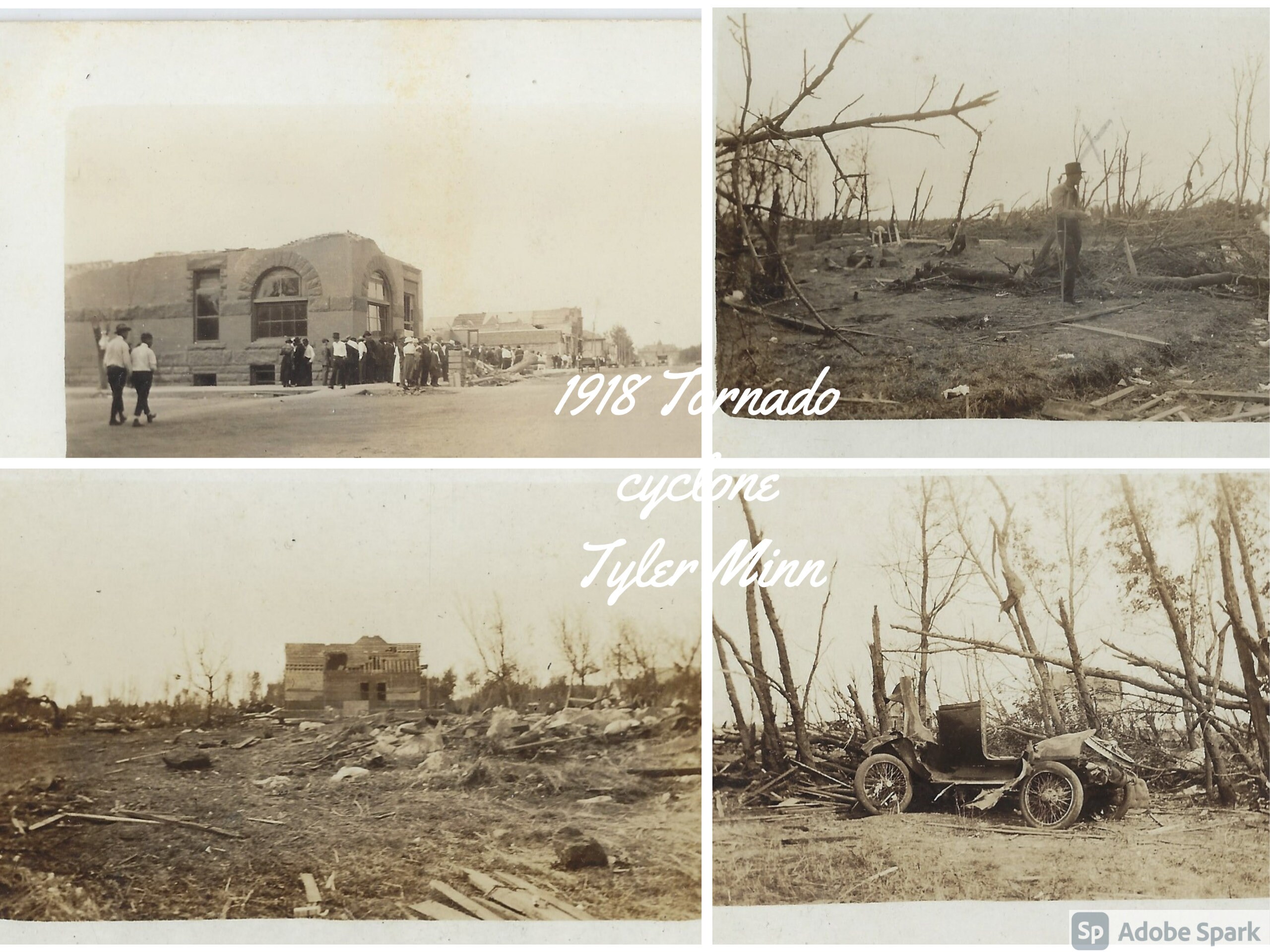 RPPC Real Photo Postcard Set of 4 Four 1918 Tyler Minnesota Etsy