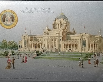 Exposition Postcard 1904 World Fair St Louis Missouri State Building Early Undivided