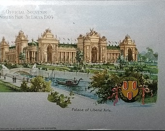 Exposition Postcard 1904 World Fair St Louis Palace of Liberal Arts Early Undivided