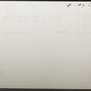 Carte postale RPPC Forth Ave E Anchorage AL Real Photo Card Alaska des années 1940 image 2