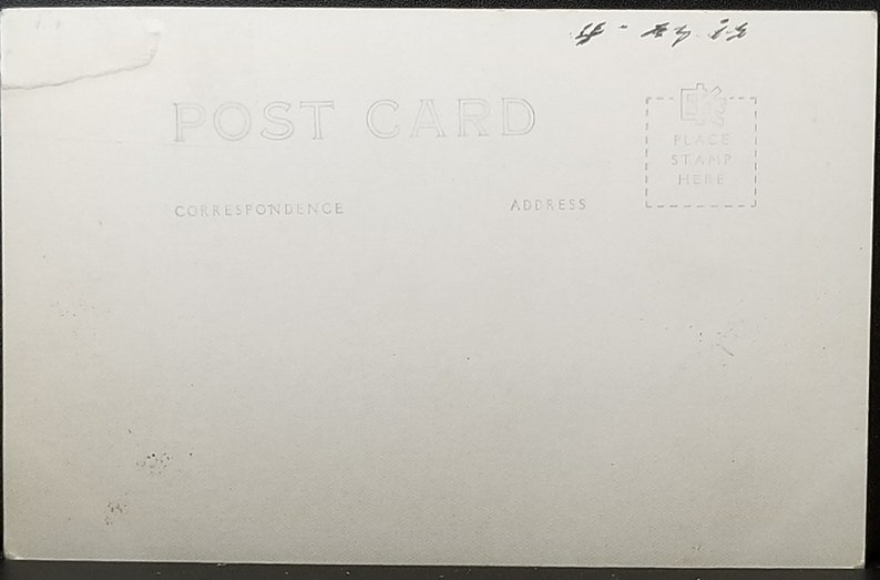 Carte postale RPPC Forth Ave E Anchorage AL Real Photo Card Alaska des années 1940 image 2