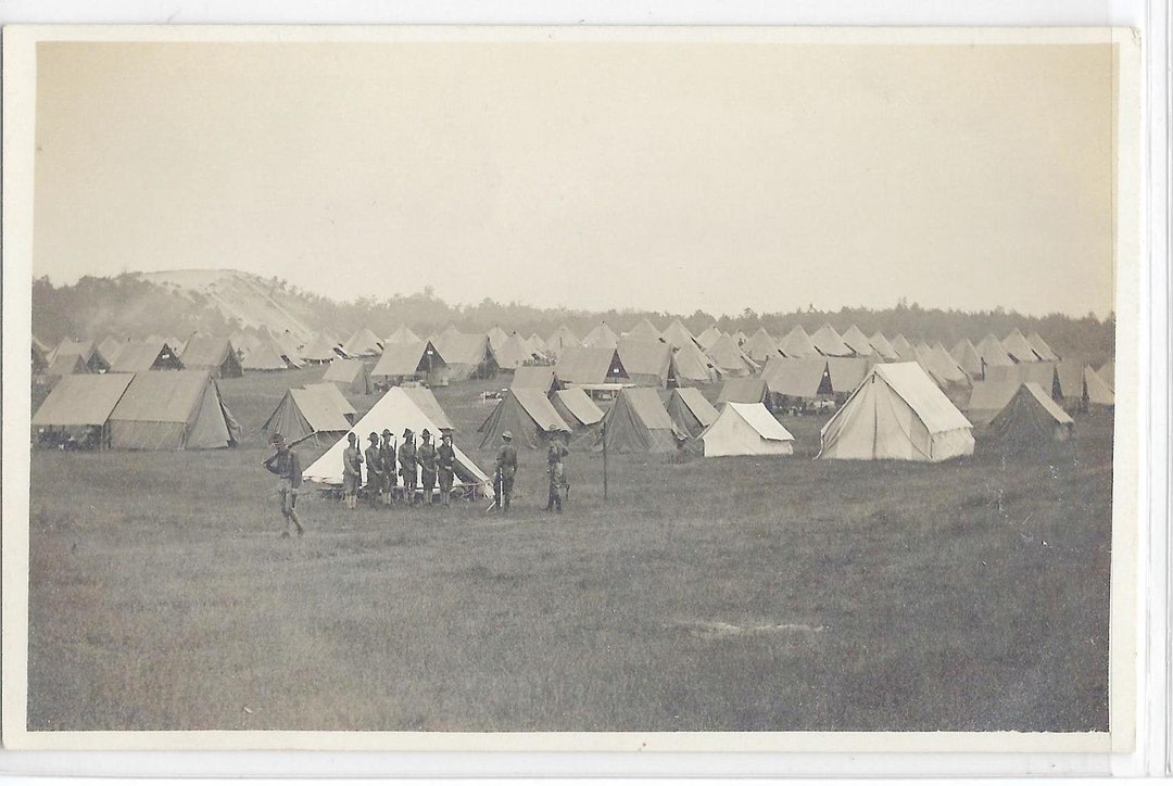 Real Photo Postcard Camp Duffield Ludington MI Michigan RPPC First ...