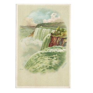 Advertising Card Big Four Rte Train Excursion NY Niagara Falls