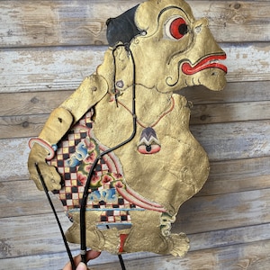 Antique Indonesian Wayang Kulit Shadow Puppet 19th Century
