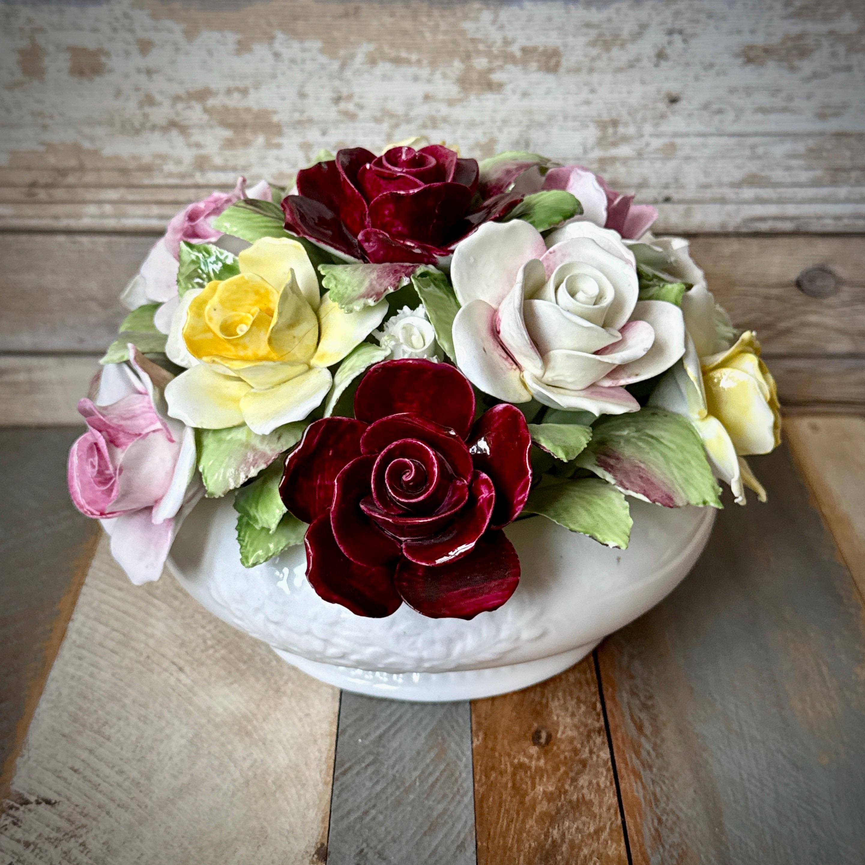 Royal Doulton Flower Basket - Etsy Canada