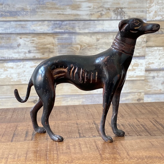 Bronze Figure of a Whippet or Greyhound Bronze Figure of a Whippet or Greyhound