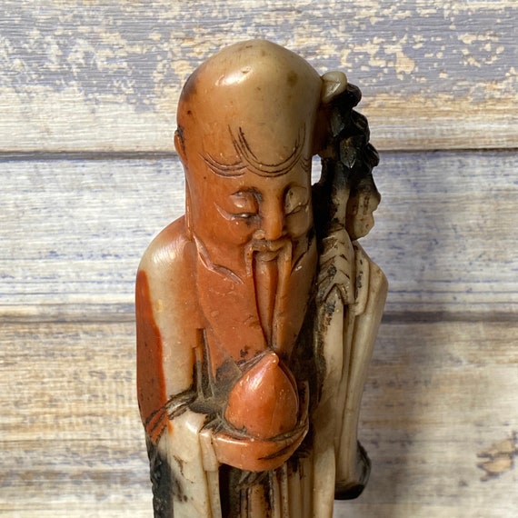 アンティークな仙人像の置物～?