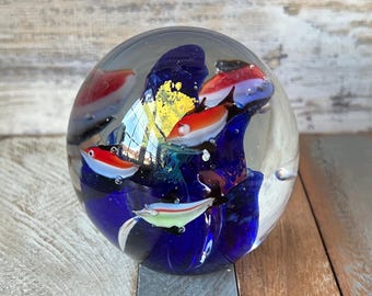 sale! ムラーノvintageイタリア製ミルフィオリペーパーウェイト sale! ムラーノvintageイタリア製ミルフィオリペーパーウェイト