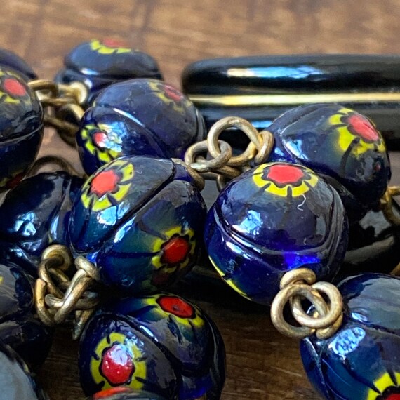 Perle Art Déco Millefiori Japonaise Rare - Années 1930 - État Neuf