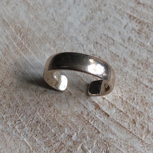 Sterling Silver Toe Ring Band Hallmarked 925