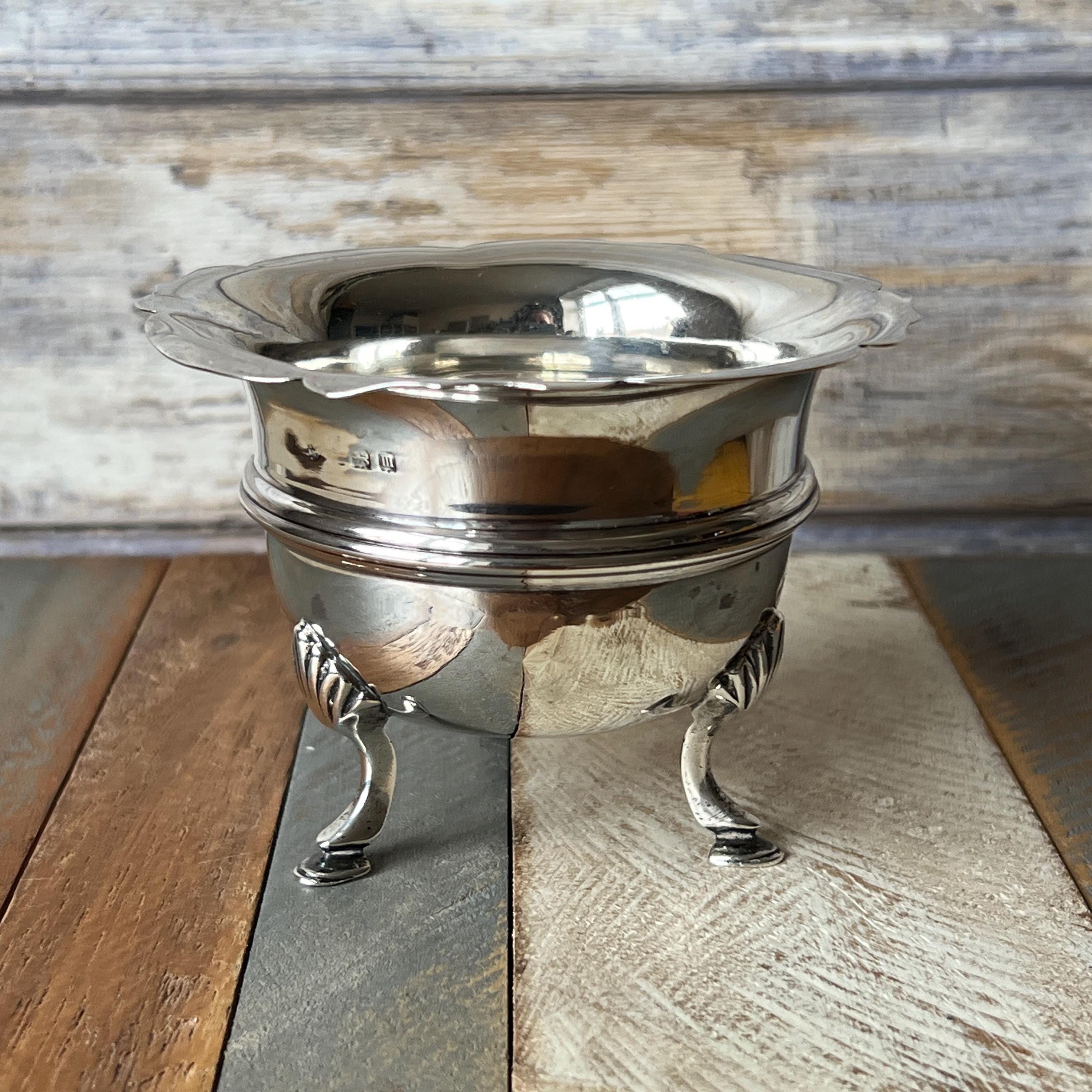3 Legged Silver Bowl - Etsy 3 Legged Silver Bowl - Etsy