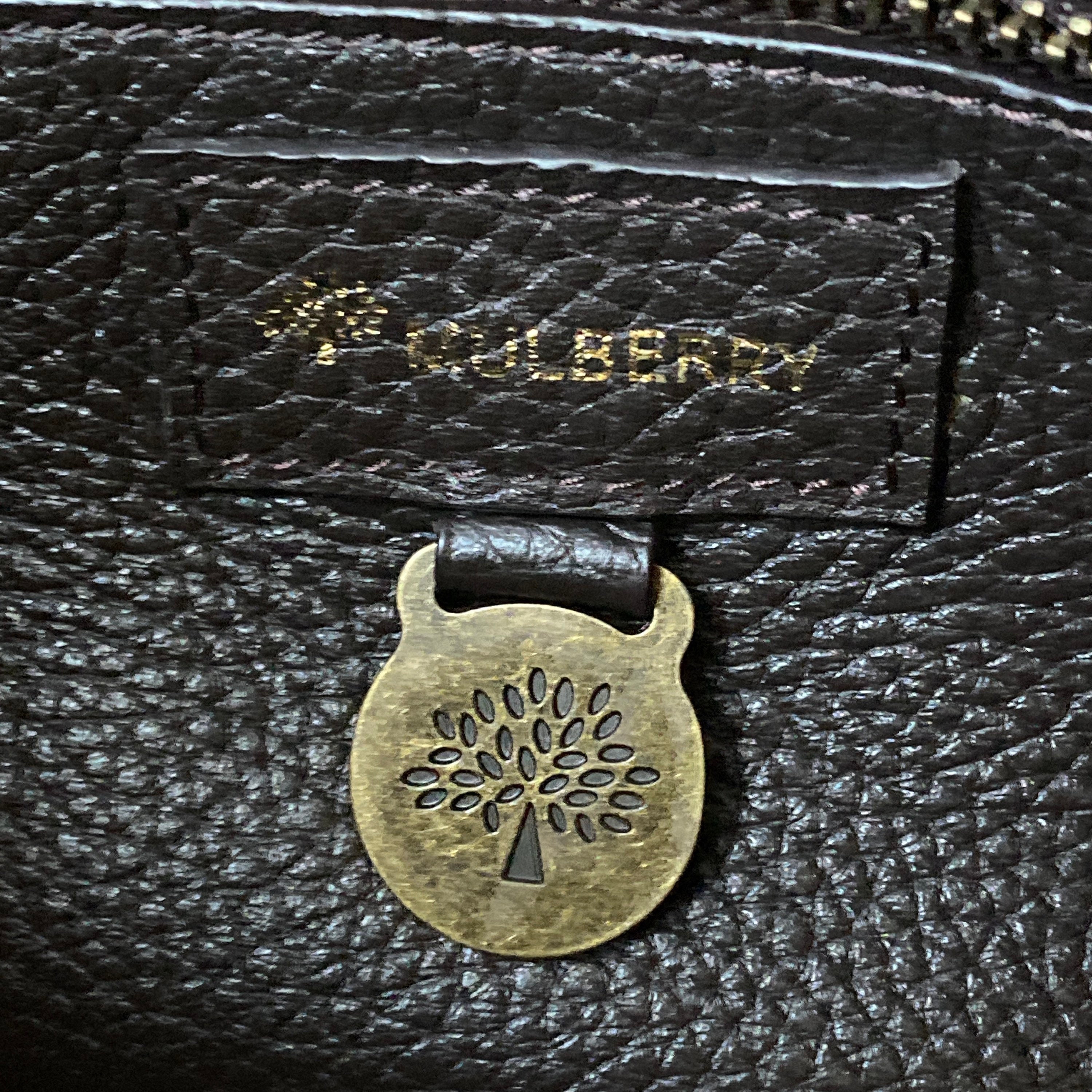Mulberry Original Oak Tan Darwin Leather Roxanne Shoulder Bag 
