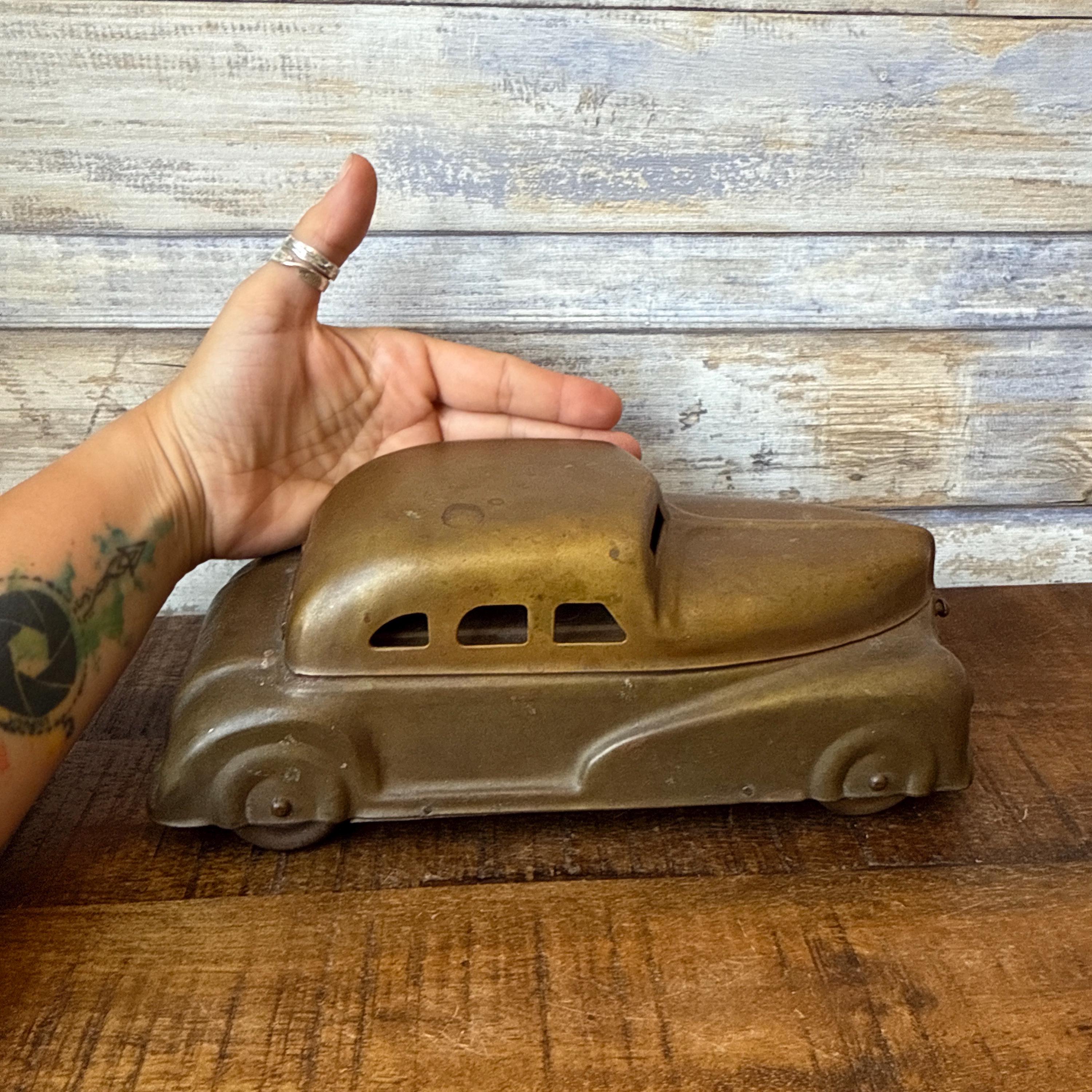 Art Deco Brass Betel Car: Antique 1930s Collectible Toy - Etsy