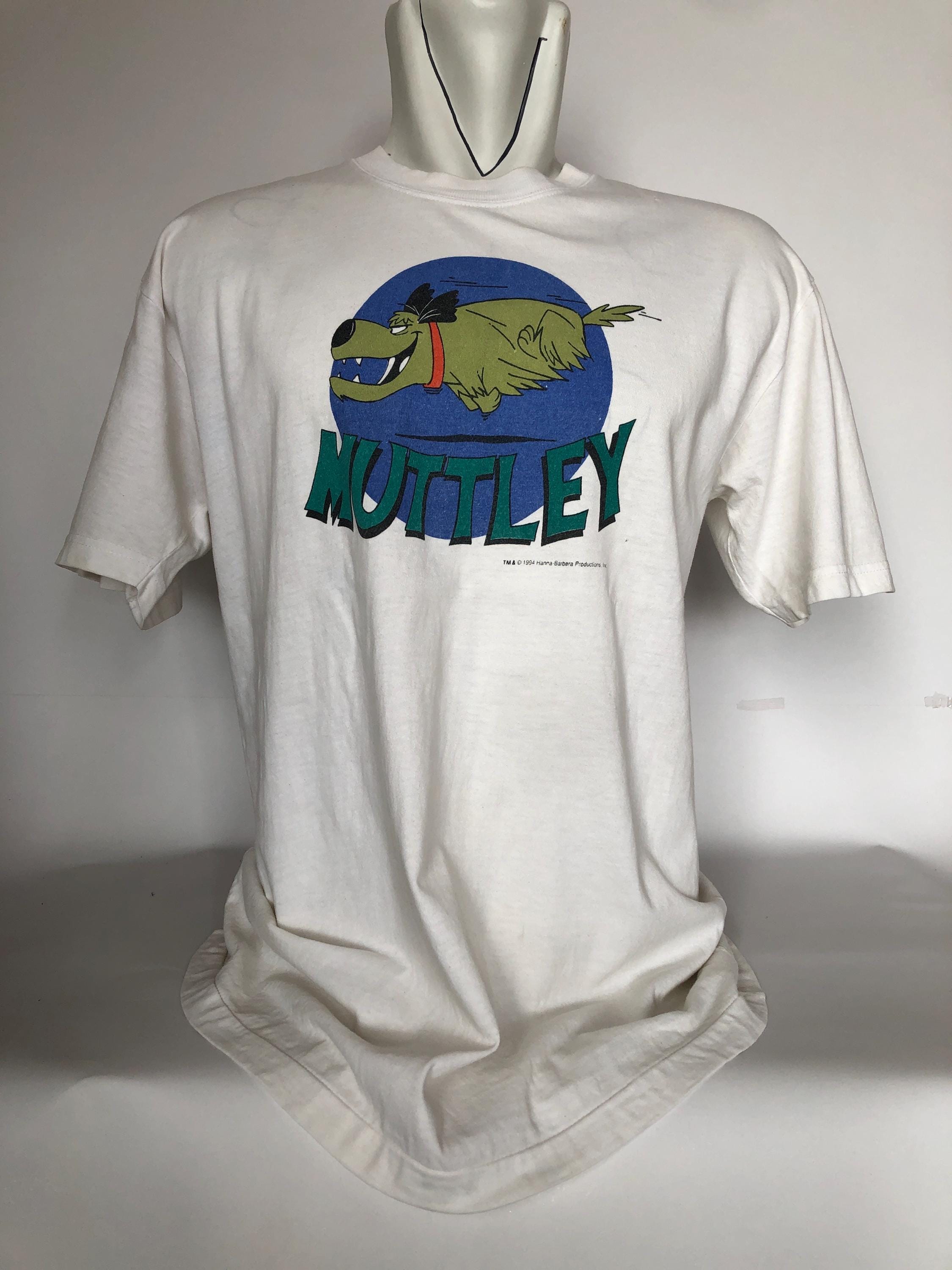 Vintage 90s Muttley Hanna Barbera T-Shirt Wacky Races