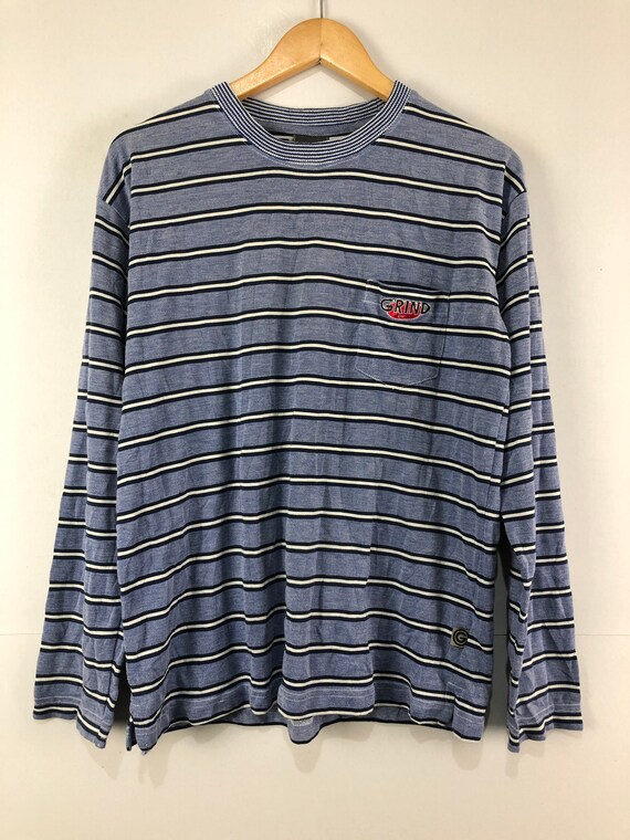 ヴィンテージ グラインド インク ロングスリーブ ポケットTシャツ 