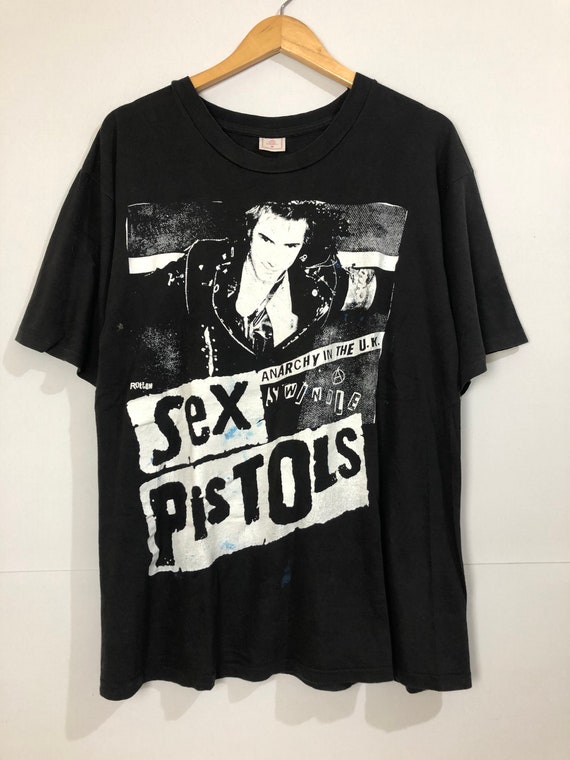 Johnny Rotten Sex Pistols t-shirt vintage rare punk s… - Gem Johnny Rotten Sex Pistols t-shirt vintage rare punk s… - Gem
