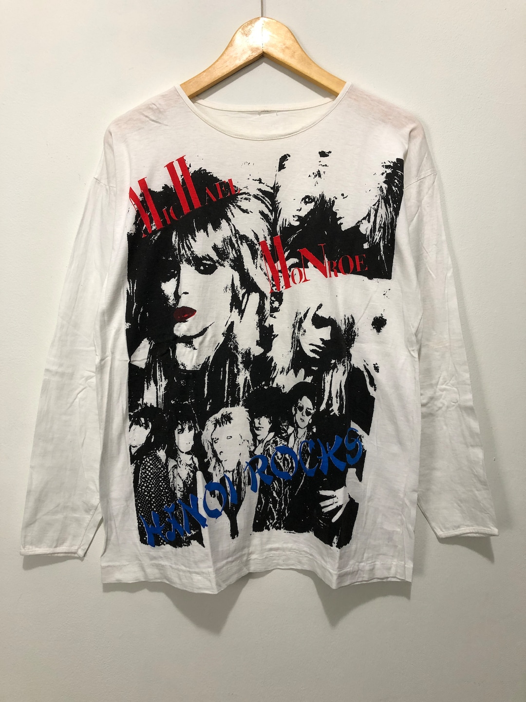 ヴィンテージ Tシャツ マイケルモンロー ヴィンテージ マイケル・モンロー ハノイ・ロックス 長袖Tシャツ