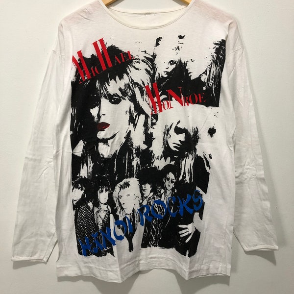 Vintage Michael Monroe Hanoi Rocks Long Sleeve T-Shirt