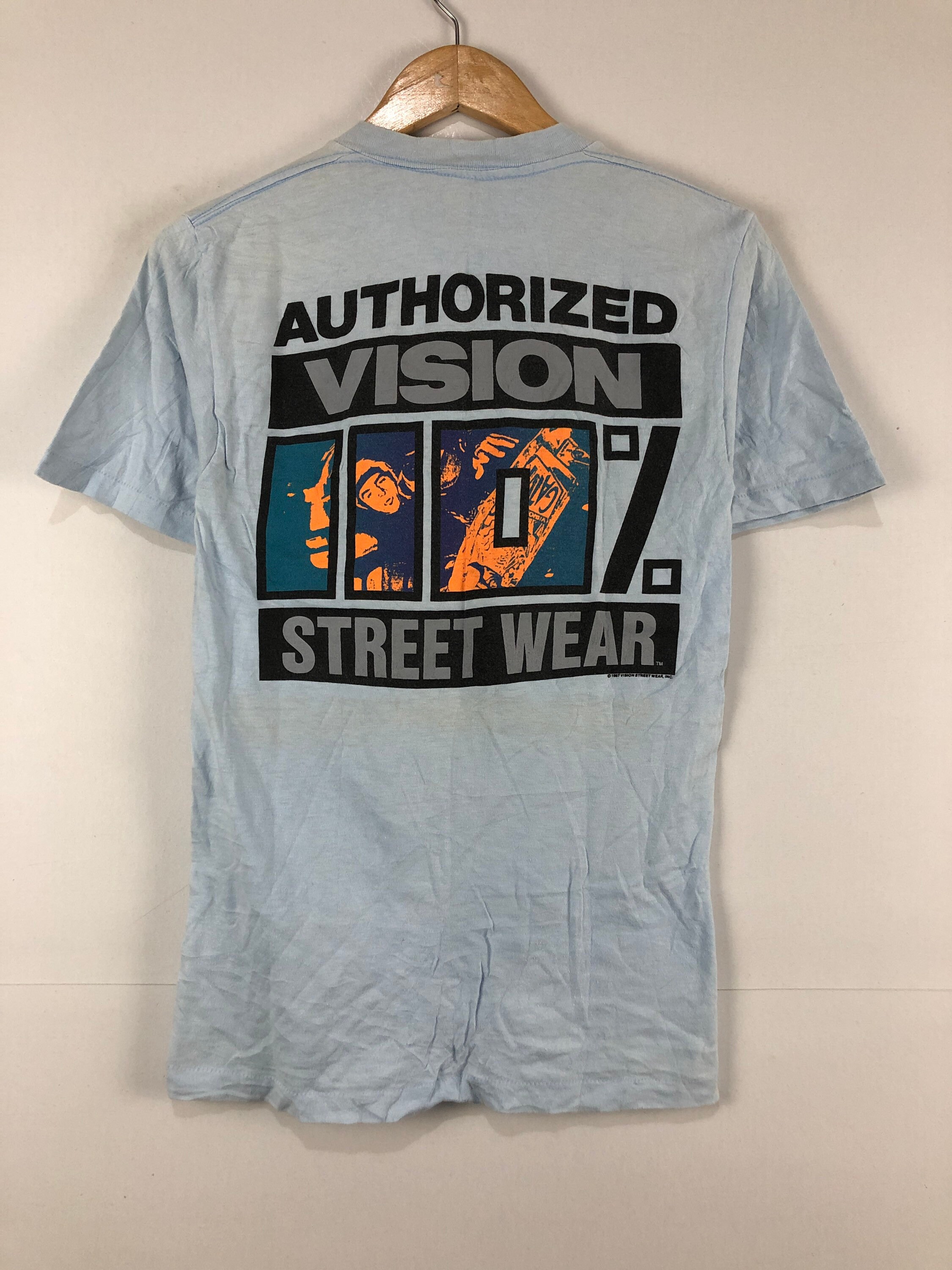 Vintage Vision Street Wear Skateboard T-shirt - Etsy Vintage Vision Street Wear Skateboard T-shirt - Etsy