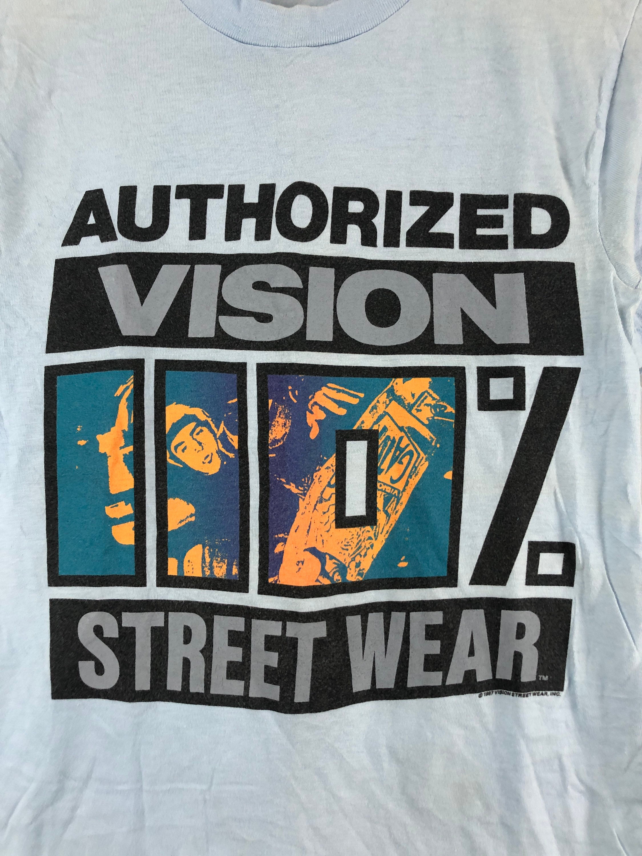 Vintage Vision Street Wear Skateboard T-shirt - Etsy Vintage Vision Street Wear Skateboard T-shirt - Etsy