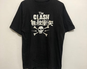 T-shirt punk The Clash vintage des années 90