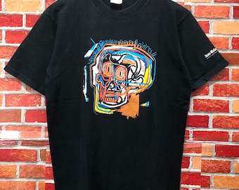 Vintage Jean Michel Basquiat Fotofolio 2002 T-Shirt Pop Art