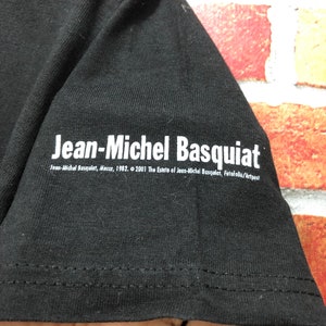 Vintage Jean Michel Basquiat Fotofolio 2001 T-Shirt Pop Art image 2