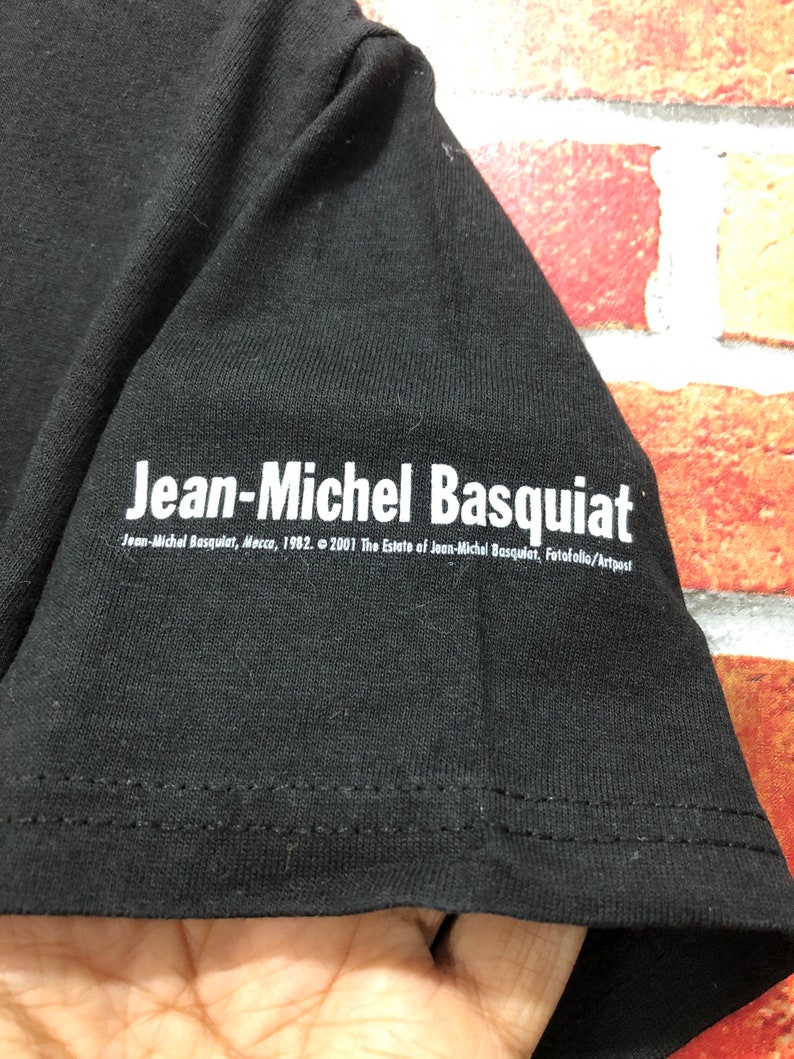 Vintage Jean Michel Basquiat Fotofolio 2001 T-Shirt Pop Art image 2