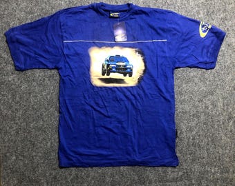 SUBARU World Rally Team Pirelli Embroidery Logo and Patches Polo