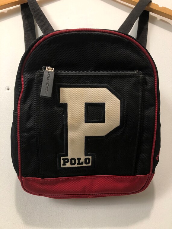 Vintage 90s Polo Ralph Lauren Big P Backpack - Etsy