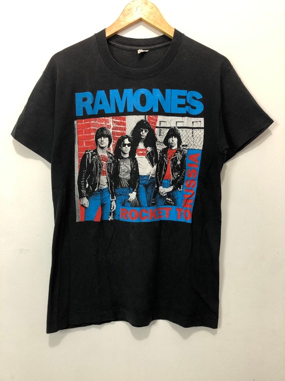 Vintage Ramones Rocket to Russia T-shirt - Etsy