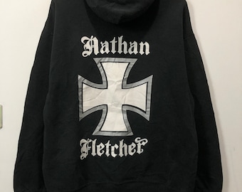 Vintage 90s Christian Fletcher Hoodie - Skates Gang Pullover, Made