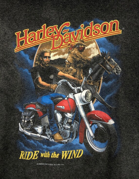 Vintage Harley Davidson 3D Emblem T 
