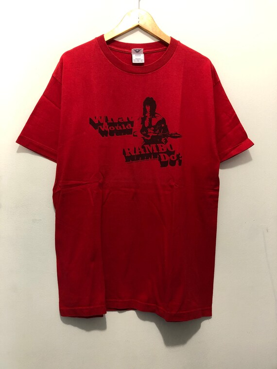 Camiseta De John Rambo First Blood, Camiseta De Sylvester Stallone