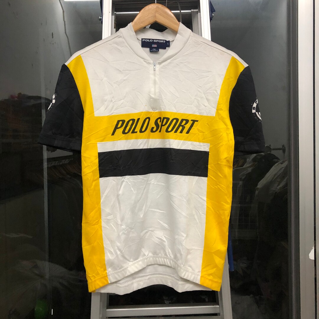 Vintage Polo Sport Ralph Lauren Cycling Jersey Etsy