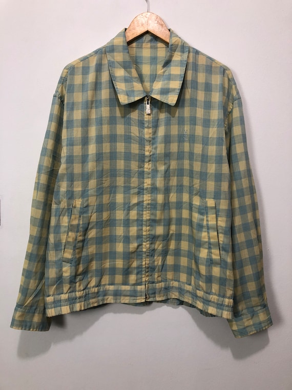 Vintage Yves Saint Laurent Pour Homme Plaid Jacket YSL - Etsy Vintage Yves Saint Laurent Pour Homme Plaid Jacket YSL - Etsy