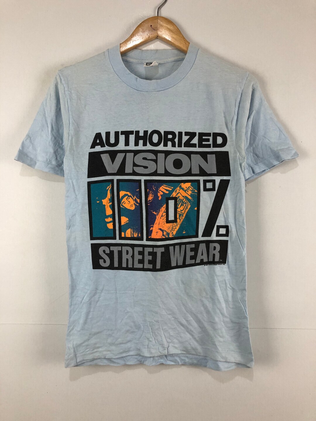 Vintage Vision Street Wear Skateboard T-shirt - Etsy Vintage Vision Street Wear Skateboard T-shirt - Etsy