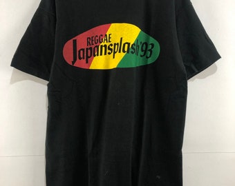 REGGAE Japansplash Tシャツ 02 Vintage Reggae Japan Splash 93 T-shirt Jamaican Singer Bob