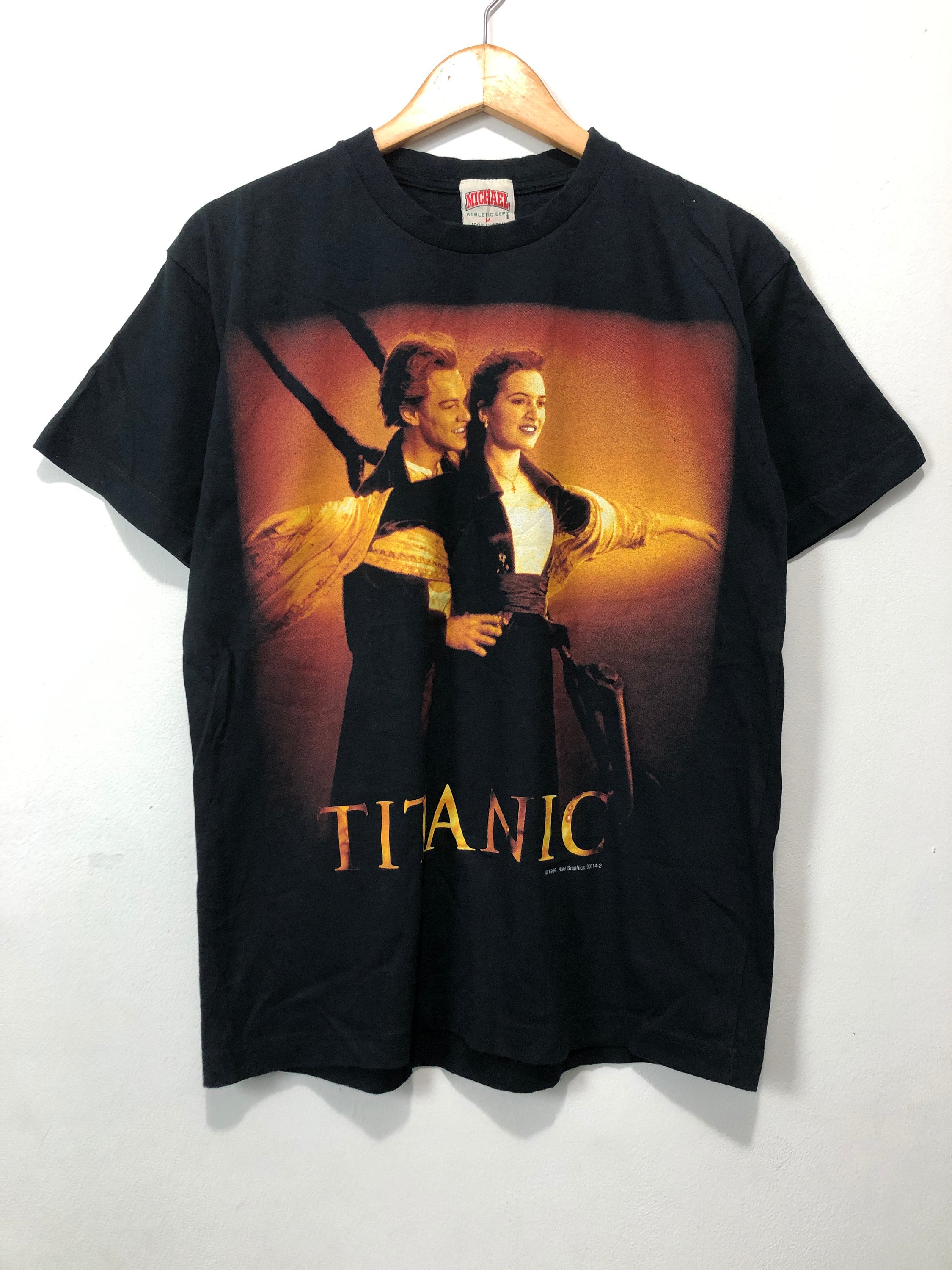 サイズXL紙タグ付きデッドストックTITANIC タイタニック　Tシャツ　紙タグ付き　XL