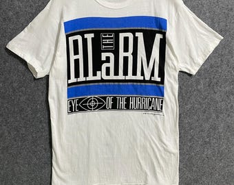 Vintage 80s The Alarm Eye Of The Hurricane Tour Promo T-Shirt